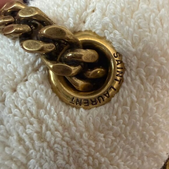 Saint Laurent Quilted Terry Jaime Crossbody Bag - Picture 9 of 16